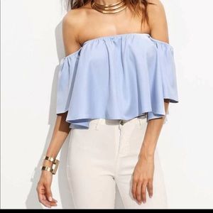 Fantastic Fawn Off Shoulder Crop Top